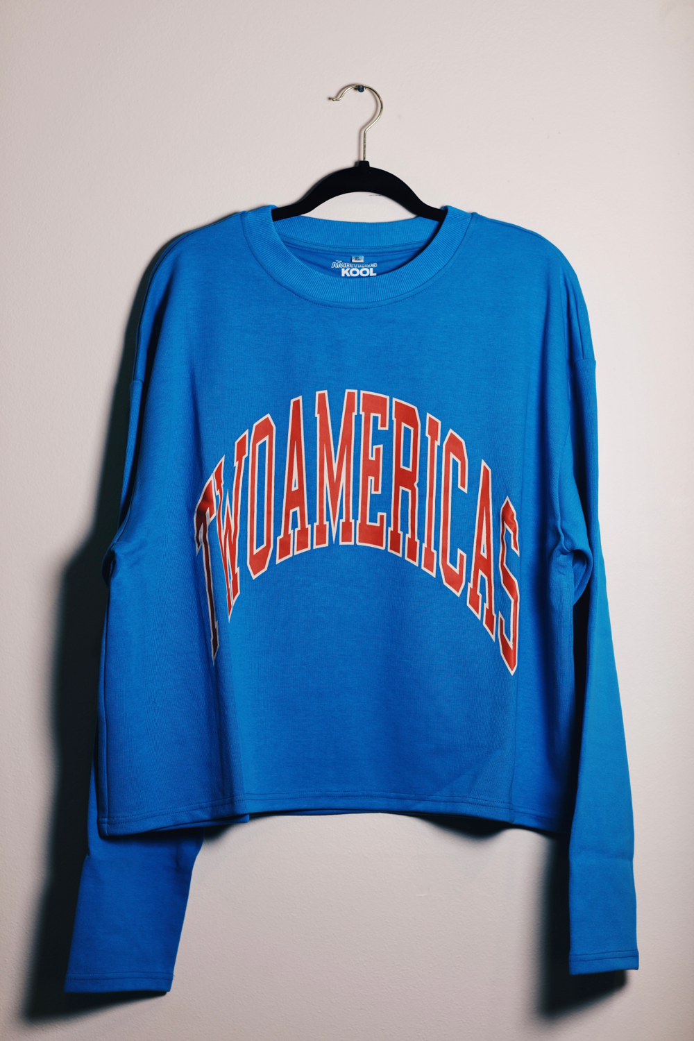 TWO AMERICAS L/S CROPPED TEE